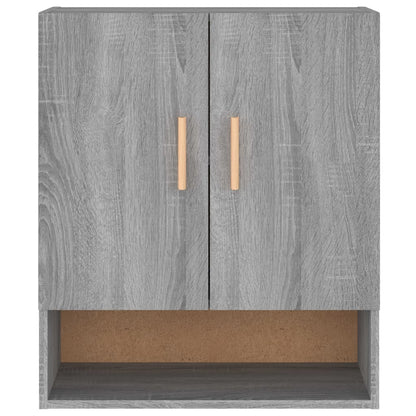 Armadietto a Muro Grigio Sonoma 60x31x70cm in Legno Multistrato - homemem39