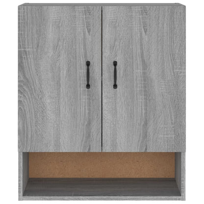 Armadietto a Muro Grigio Sonoma 60x31x70cm in Legno Multistrato - homemem39