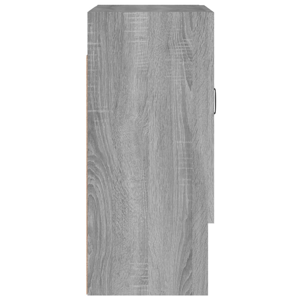 Armadietto a Muro Grigio Sonoma 60x31x70cm in Legno Multistrato - homemem39