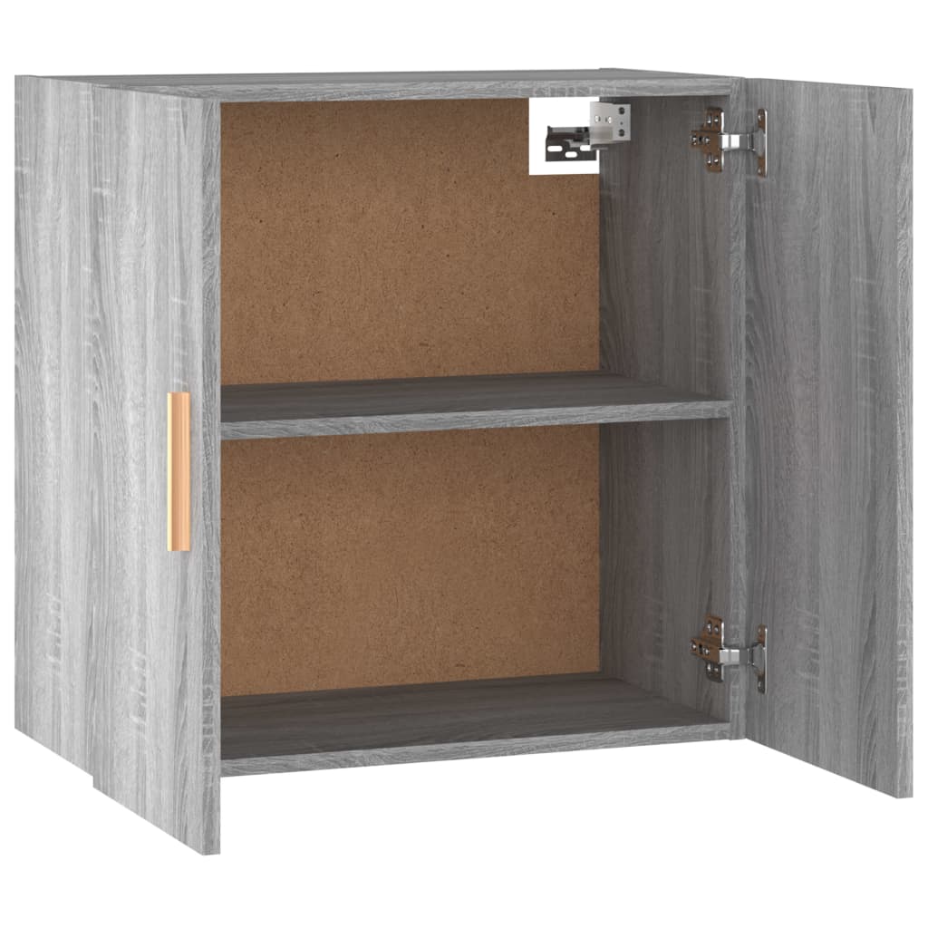 Mobile Pensile Grigio Sonoma 60x30x60 cm Legno Multistrato - homemem39