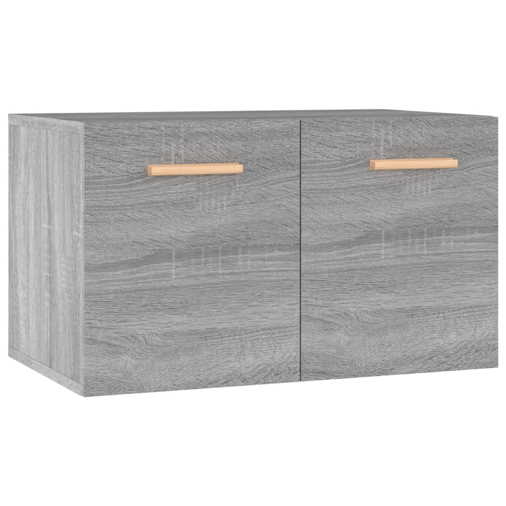 Armadietto a Muro Grigio Sonoma 60x36,5x35 cm Legno Multistrato - homemem39