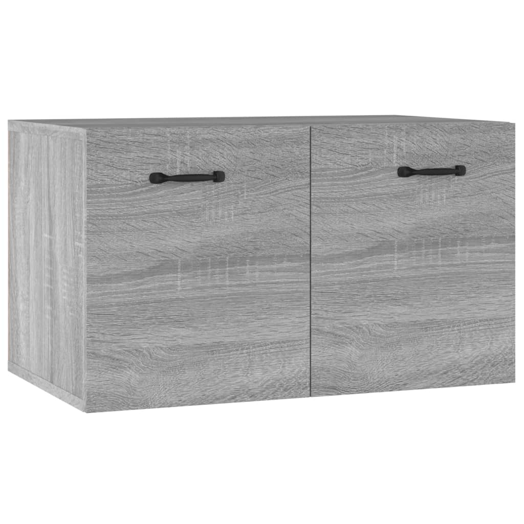 Armadietto a Muro Grigio Sonoma 60x36,5x35 cm Legno Multistrato - homemem39