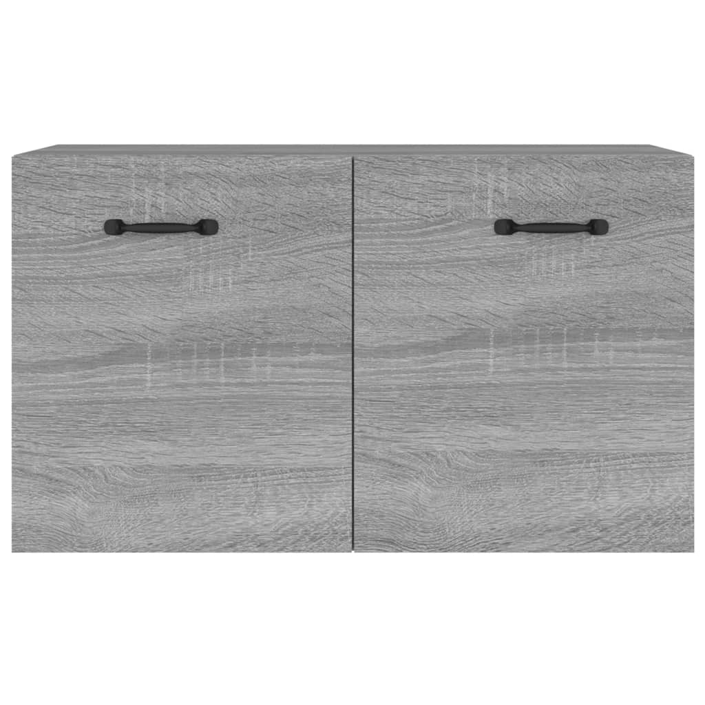 Armadietto a Muro Grigio Sonoma 60x36,5x35 cm Legno Multistrato - homemem39