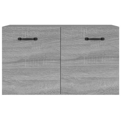 Armadietto a Muro Grigio Sonoma 60x36,5x35 cm Legno Multistrato - homemem39