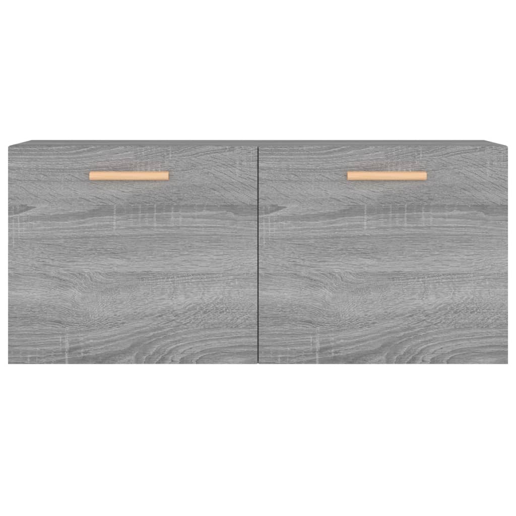 Armadietto a Muro Grigio Sonoma 80x35x36,5 cm Legno Multistrato - homemem39