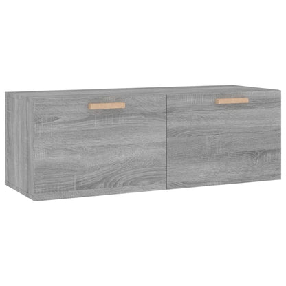 Mobile Pensile Grigio Sonoma 100x36,5x35 cm Legno Multistrato - homemem39