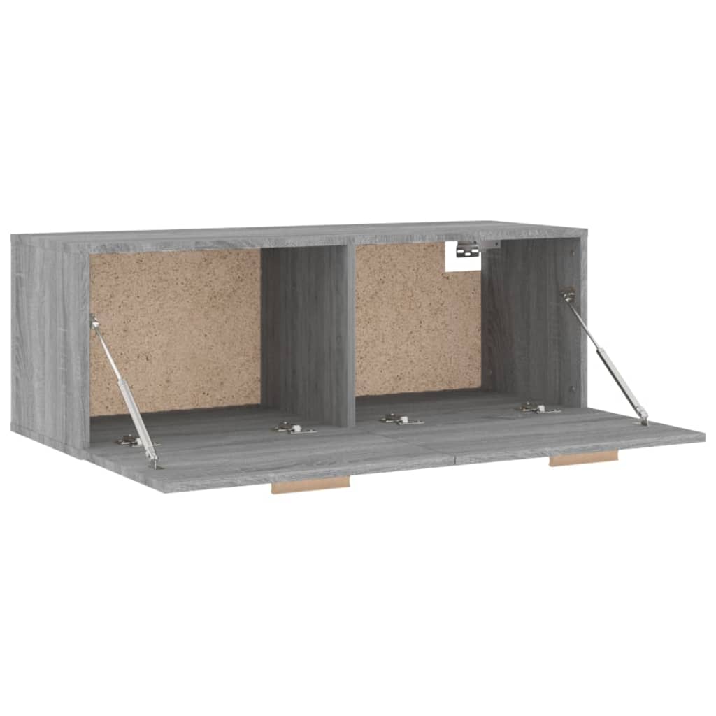 Mobile Pensile Grigio Sonoma 100x36,5x35 cm Legno Multistrato - homemem39