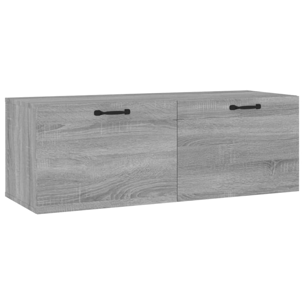 Mobile Pensile Grigio Sonoma 100x36,5x35 cm Legno Multistrato - homemem39