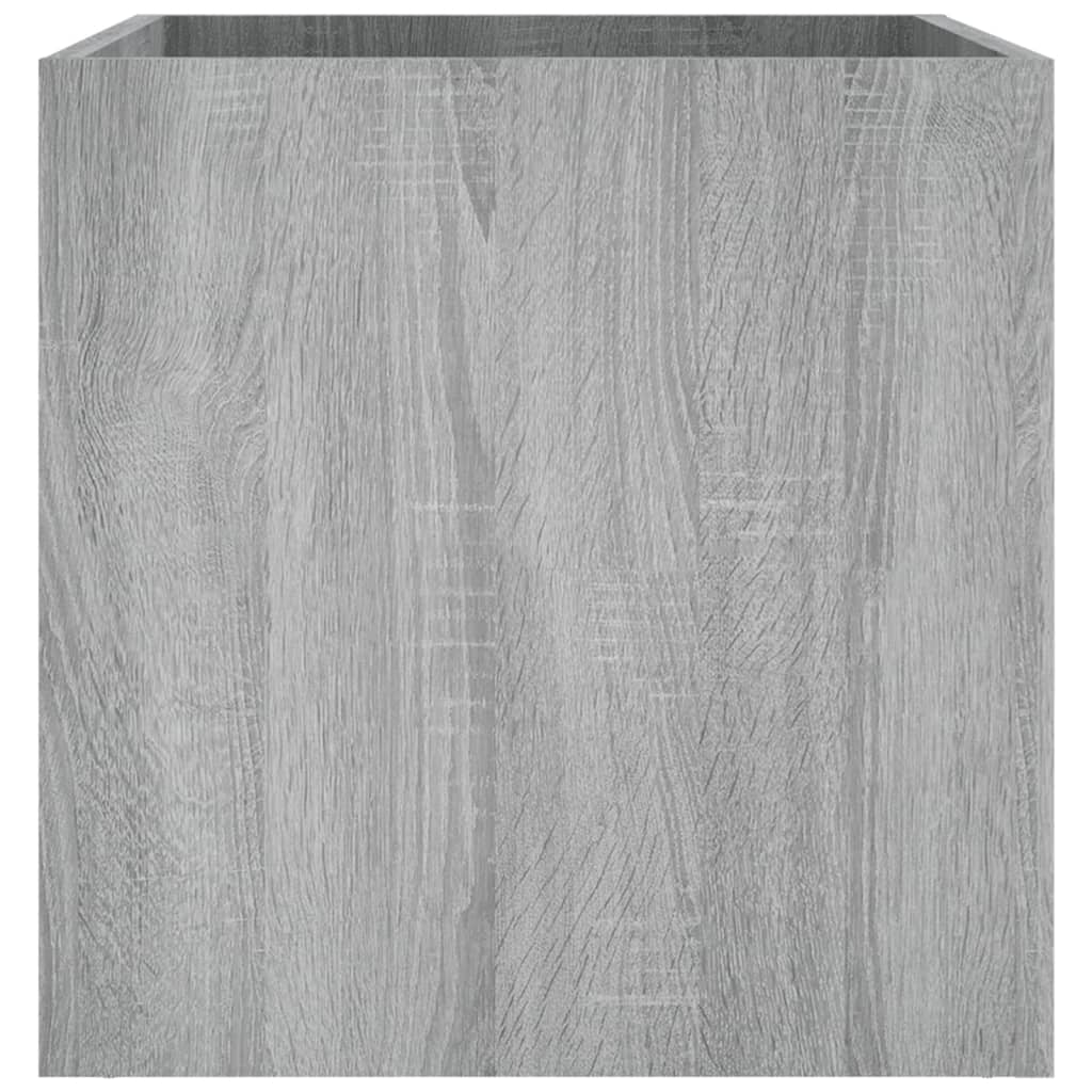 Fioriera Grigio Sonoma 40x40x40 cm in Legno Multistrato - homemem39