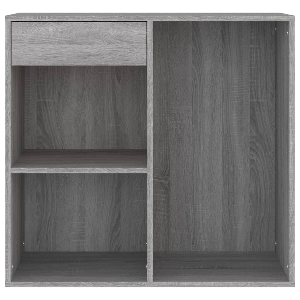 Armadietto Cosmetici Grigio Sonoma 80x40x75cm Legno Multistrato - homemem39