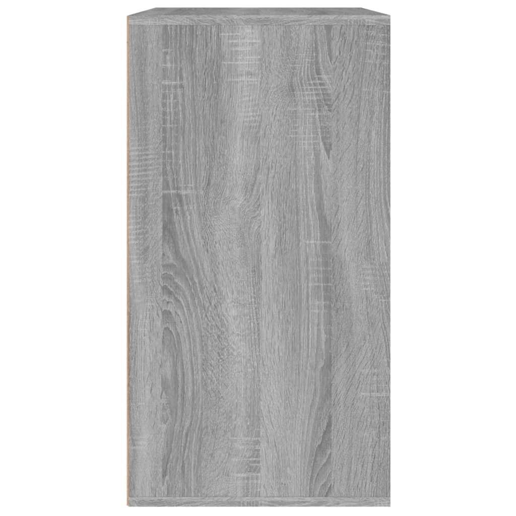 Armadietto Cosmetici Grigio Sonoma 80x40x75cm Legno Multistrato - homemem39