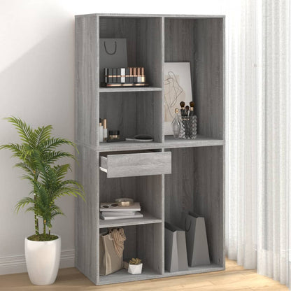 Armadietto Cosmetici Grigio Sonoma 80x40x75cm Legno Multistrato - homemem39