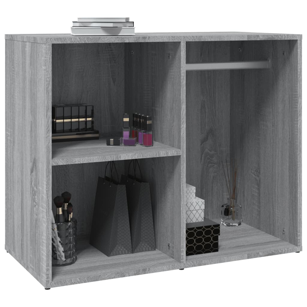 Armadietto Cosmetici Grigio Sonoma 80x40x65cm Legno Multistrato - homemem39