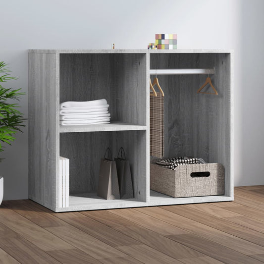 Armadietto Cosmetici Grigio Sonoma 80x40x65cm Legno Multistrato - homemem39