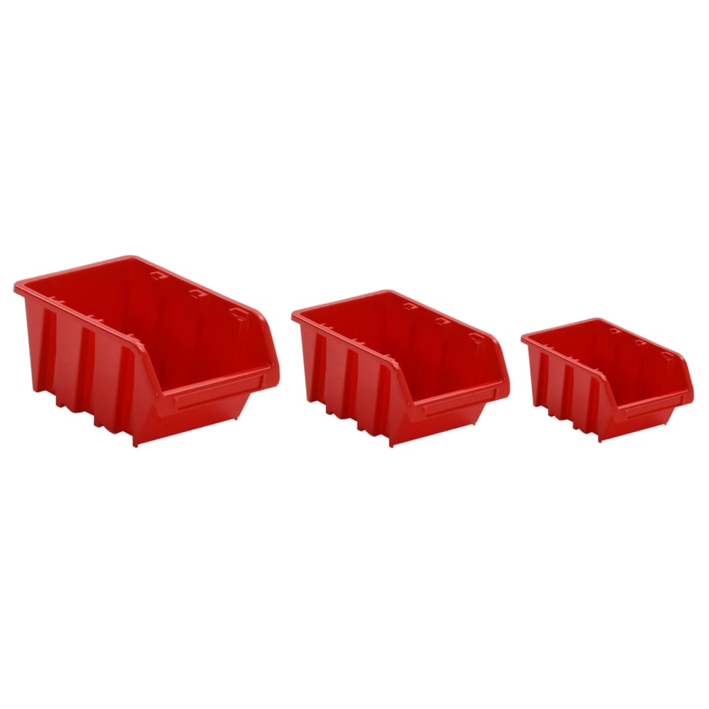 Set da Officina 35 pz Rosso e Nero 77x39 cm in Polipropilene - homemem39