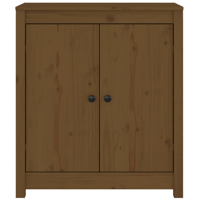 Credenze 2 pz Miele 70x35x80 cm in Legno Massello di Pino - homemem39