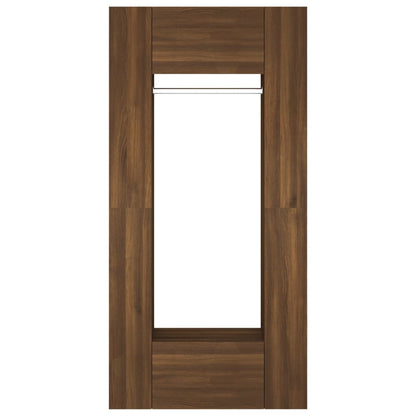 Mobili da Corridoio 2 pz Rovere Marrone in Legno Multistrato - homemem39