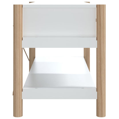 Mobile Porta TV Bianco 82x38x45 cm in Legno Multistrato - homemem39