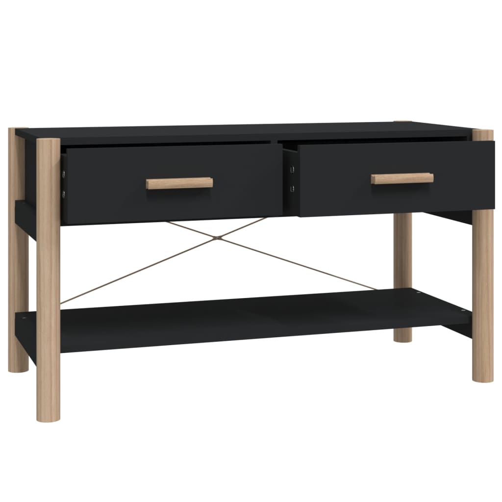 Mobile Porta TV Nero 82x38x45 cm in Legno Multistrato - homemem39