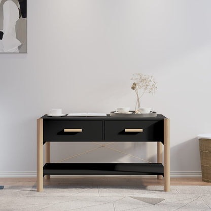 Tavolino da Salotto Nero 82x48x45 cm in Legno Multistrato - homemem39