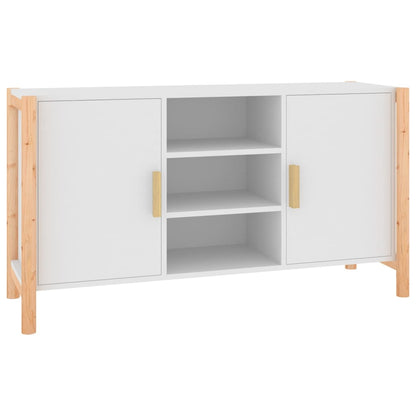 Credenza Bianca 107x38x60 cm in Legno Multistrato - homemem39