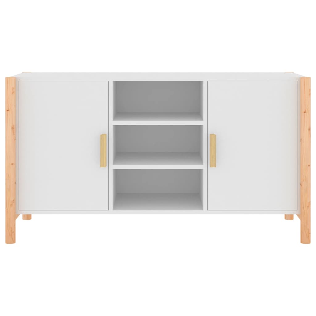 Credenza Bianca 107x38x60 cm in Legno Multistrato - homemem39