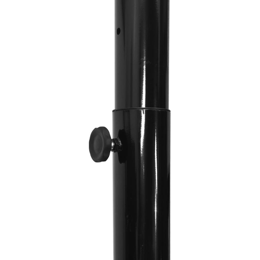 Supporto per Pallacanestro Nero 258-363 cm Polietilene - homemem39