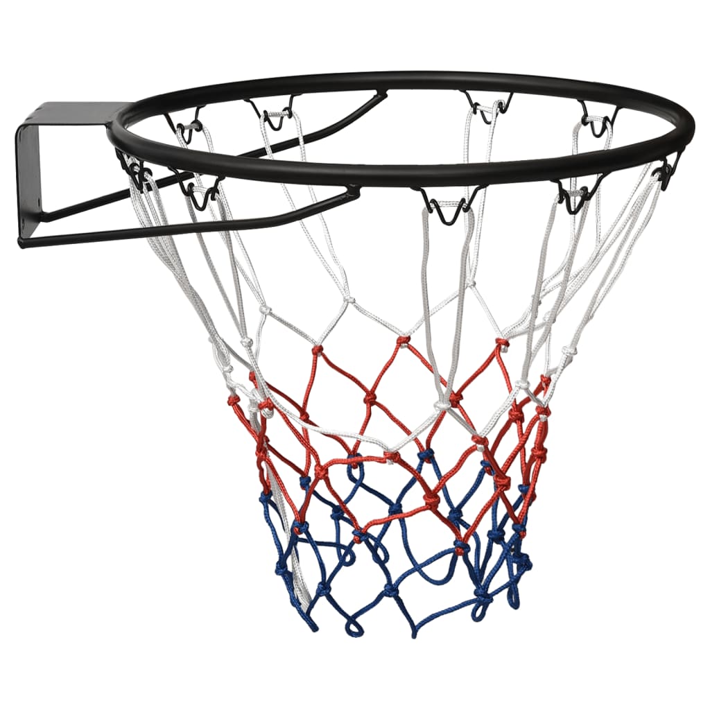 Canestro da Basket Nero 45 cm Acciaio - homemem39