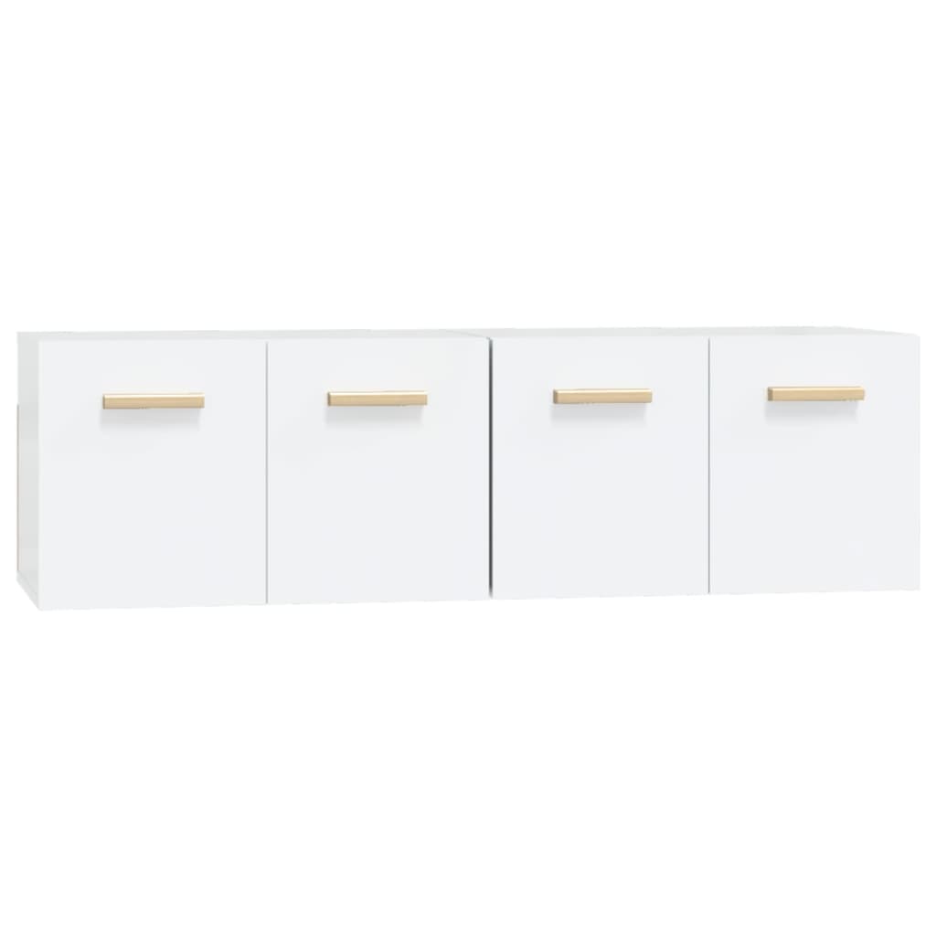 Mobili Parete 2 pz Bianco 60x36,5x35 cm Legno Multistrato - homemem39