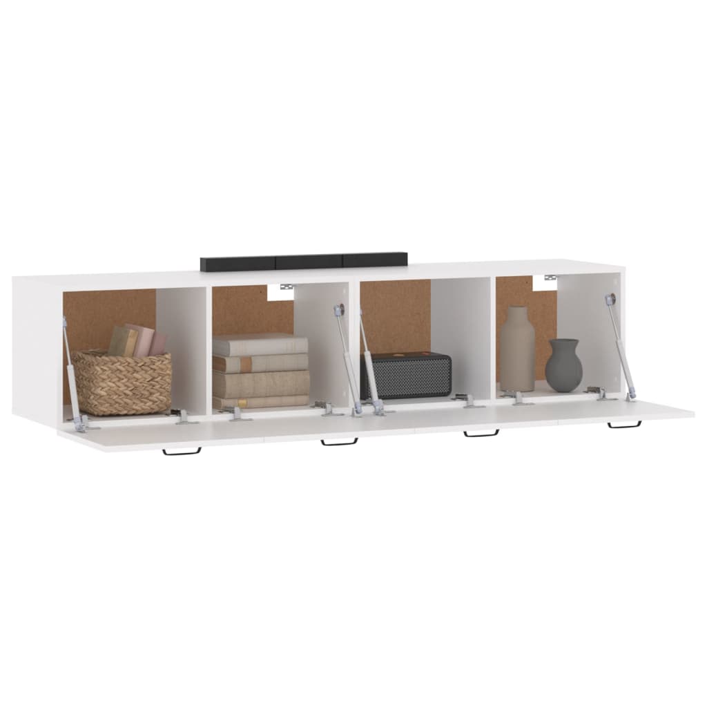 Mobili Parete 2 pz Bianco 60x36,5x35 cm Legno Multistrato - homemem39