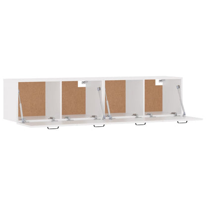 Mobili Parete 2 pz Bianco 60x36,5x35 cm Legno Multistrato - homemem39