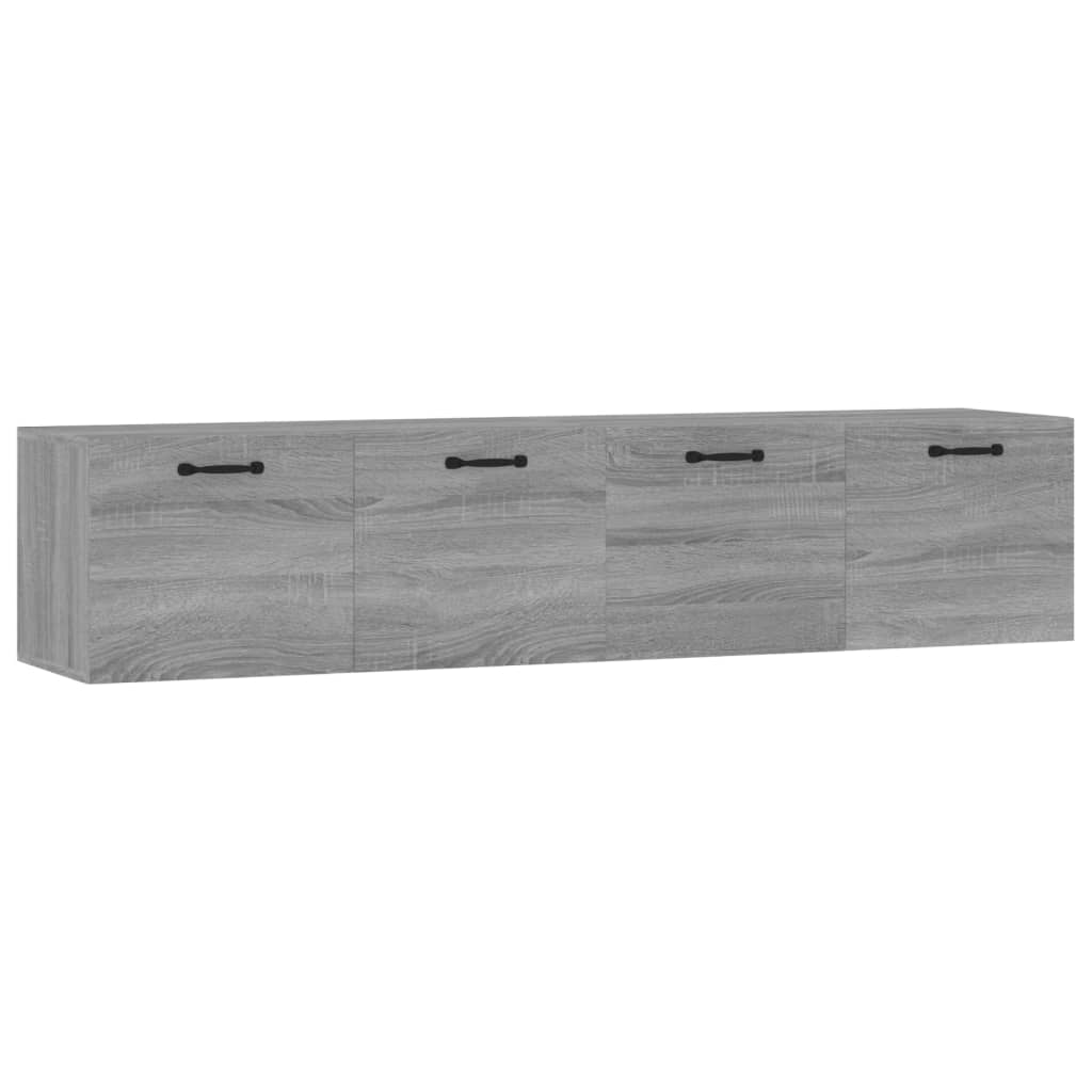 Mobili Parete 2 pz Grigio Sonoma 60x36,5x35cm Legno Multistrato - homemem39