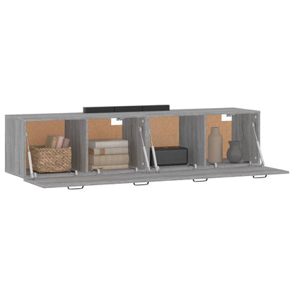 Mobili Parete 2 pz Grigio Sonoma 60x36,5x35cm Legno Multistrato - homemem39