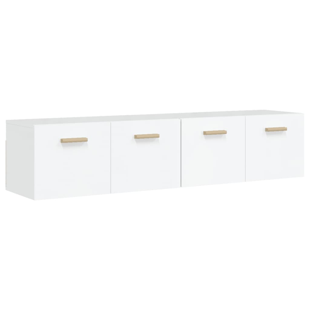 Mobili Parete 2 pz Bianco Lucido 80x35x36,5cm Legno Multistrato - homemem39