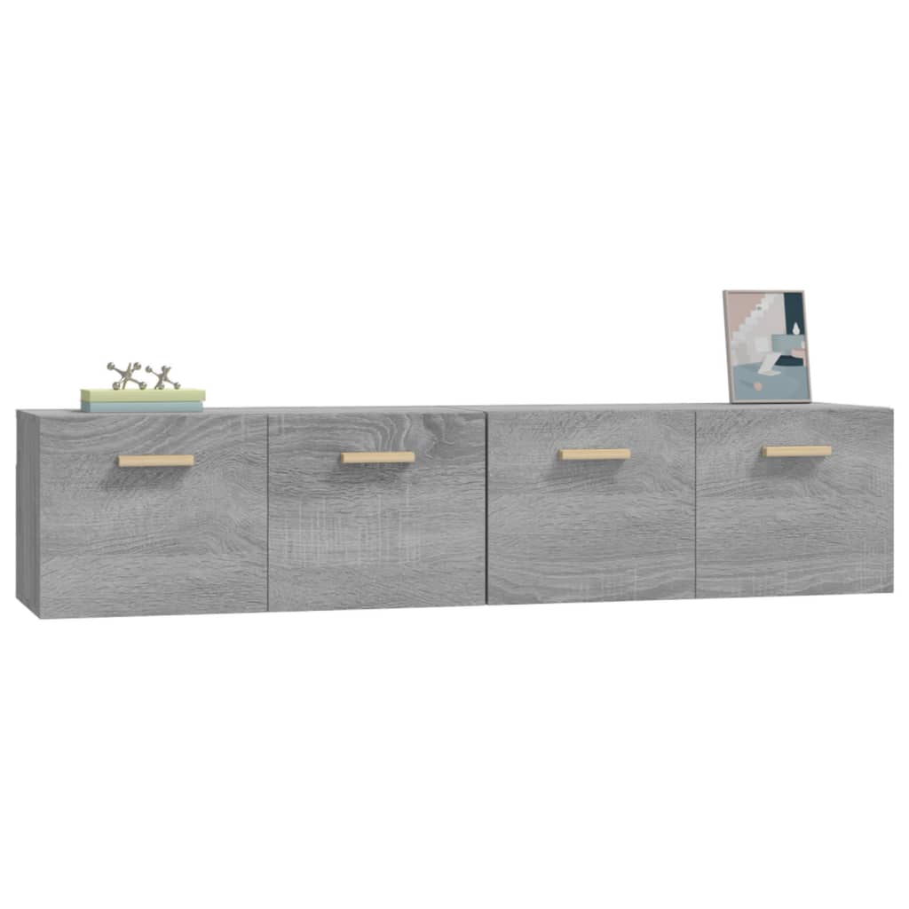 Mobili Parete 2 pz Grigio Sonoma 80x35x36,5cm Legno Multistrato - homemem39