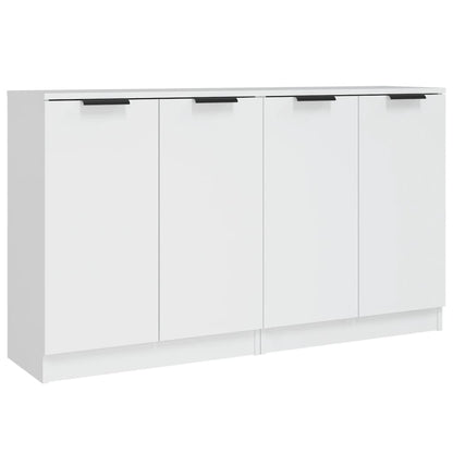 Credenze 2 pz Bianche 60x30x70 cm in Legno Multistrato - homemem39