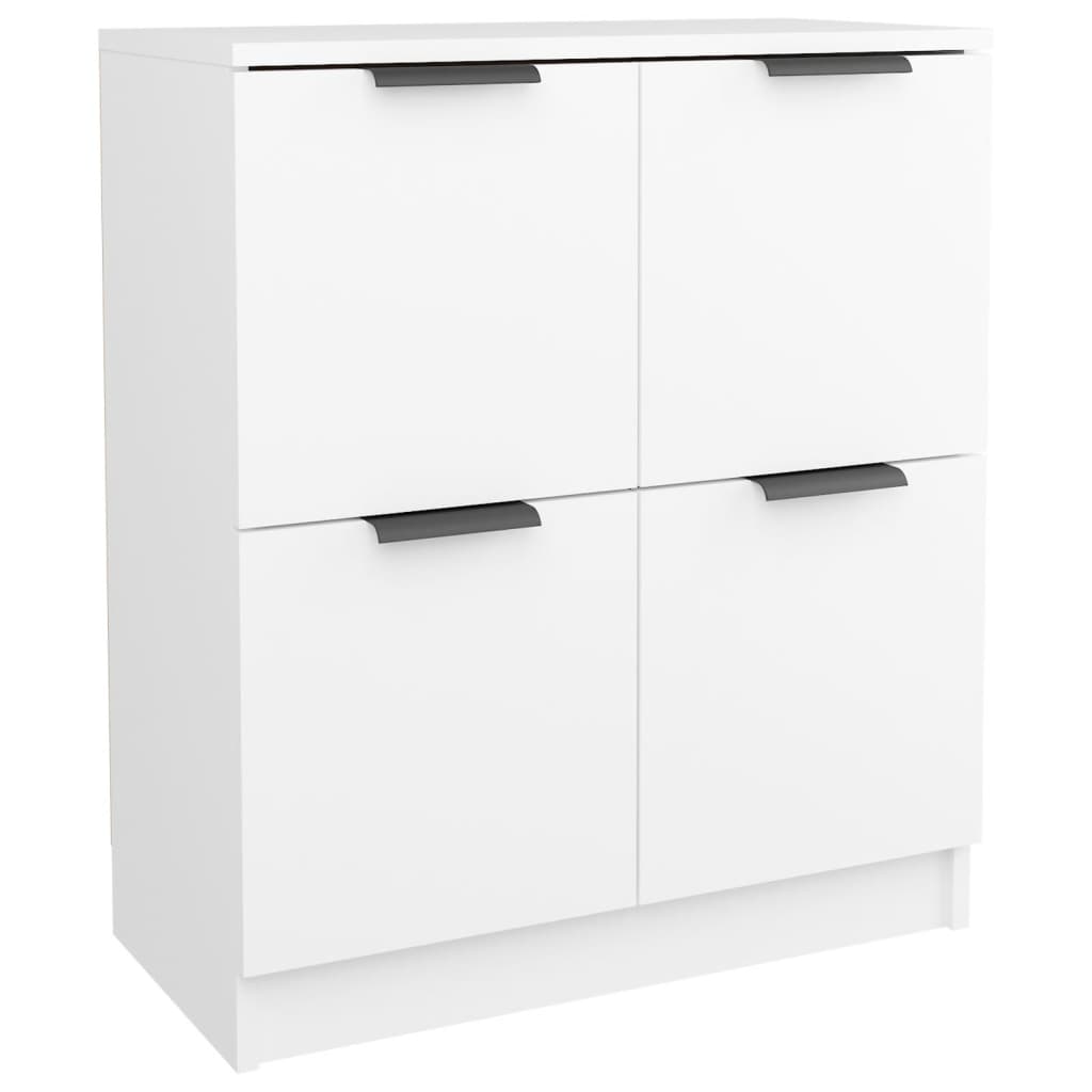 Credenze 2 pz Bianco 60x30x70 cm in Legno Multistrato - homemem39