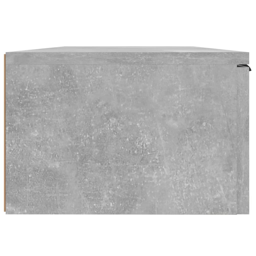 Mobili Pensili 2 pz Grigio Cemento 68x30x20cm Legno Multistrato - homemem39