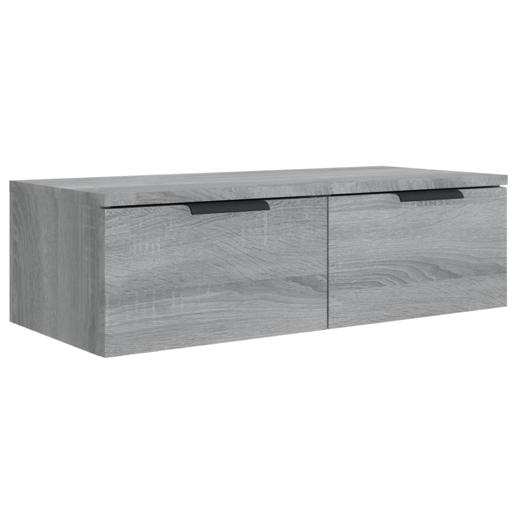 Mobili Pensili 2 pz Grigio Sonoma 68x30x20 cm Legno Multistrato - homemem39