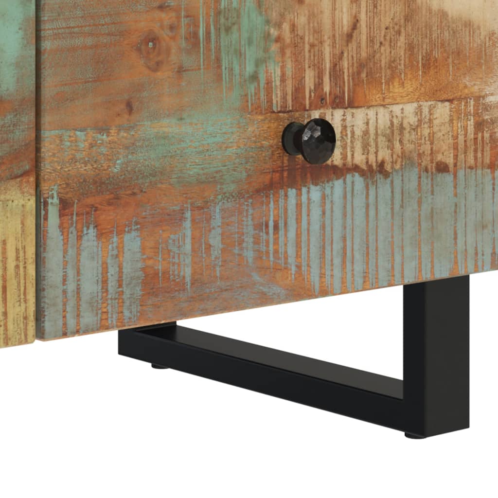 Mobile Porta TV 70x33x46cm in Legno Massello di Recupero - homemem39