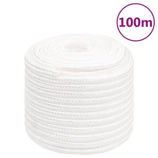 Corda Nautica Completamente Bianca 18 mm 100 m in Polipropilene - homemem39