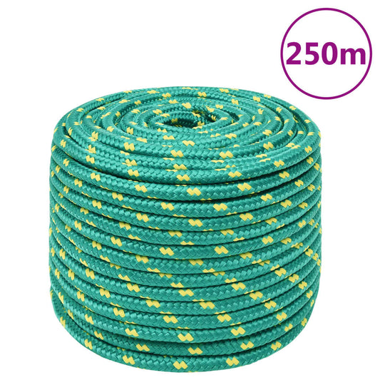 Corda Nautica Verde 14 mm 250 m in Polipropilene - homemem39