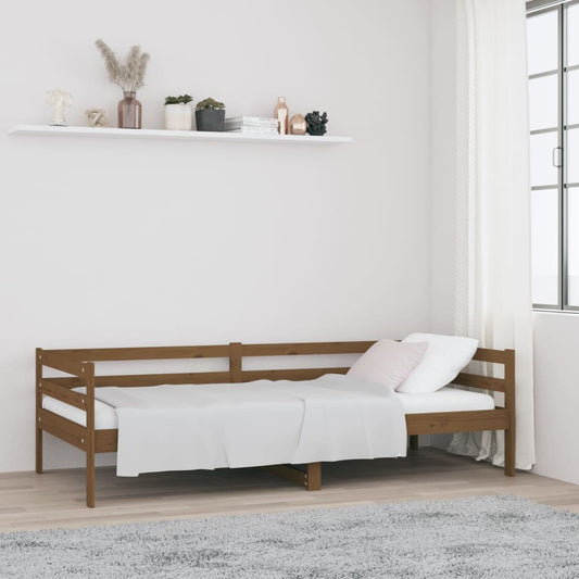 Dormeuse Miele 90x190 cm in Legno Massello di Pino - homemem39