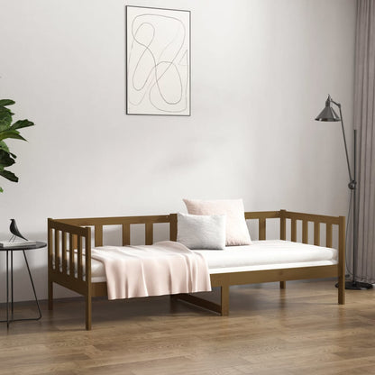 Dormeuse Miele 90x190 cm in Legno Massello di Pino - homemem39