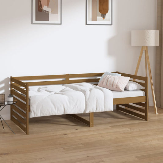 Dormeuse Miele 90x190 cm in Legno Massello di Pino - homemem39