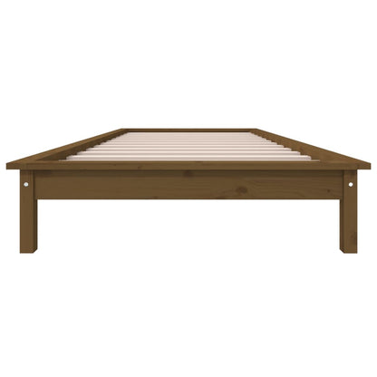 Giroletto Miele 90x200 cm in Legno Massello di Pino - homemem39