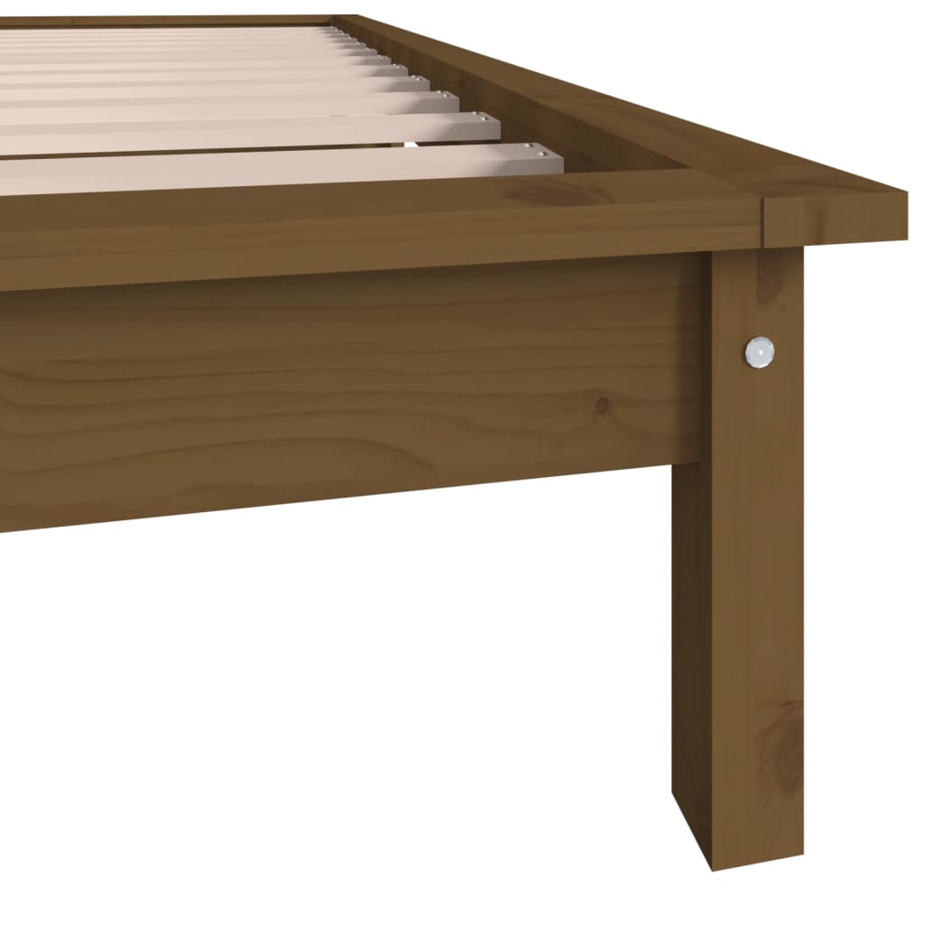 Giroletto Miele 90x200 cm in Legno Massello di Pino - homemem39