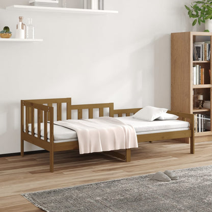 Dormeuse Miele 80x200 cm in Legno Massello di Pino - homemem39