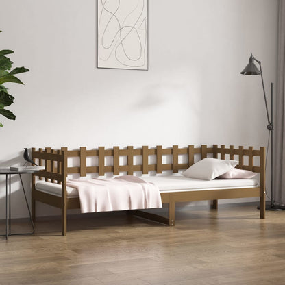 Dormeuse Miele 90x190 cm in Legno Massello di Pino - homemem39