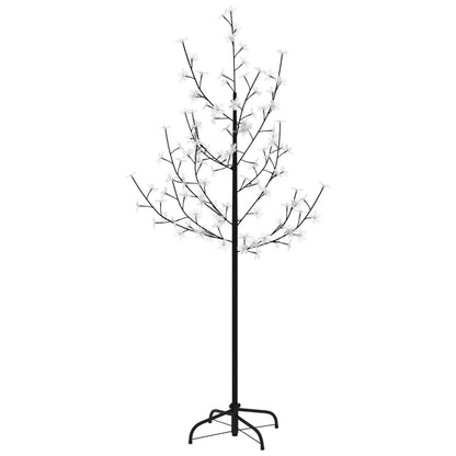 Albero di Ciliegio con 84 LED Bianco Caldo 120 cm - homemem39